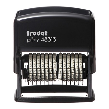 The numbering-Mini is automatic Trodat Printy 48313, font height 3.8 mm, 13 discharges-1