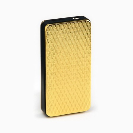 Gas lighter "Mikoshi", 6.4 x 3.3 x 1 cm, black and gold