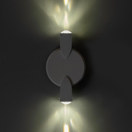 Lamp "Deco" 2xLED 2W 4000K IP66 white 9.5x4.3x16 cm-2