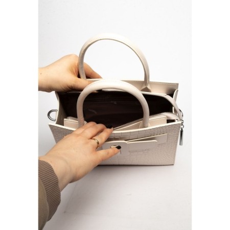Bag Tout Women, Ecokuzha, Ludor Beige, 27x9x22 cm-4