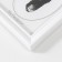 Photo frame plastic for 2 photos 7.5x10 cm with a stamp. Podushka "baby" white 22x27 cm