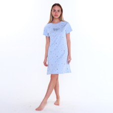 Homemade dress, blue color, size 50 (xl)
