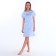 Homemade dress, blue color, size 50 (xl)