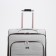 Big suitcase 28 ", lightning department, code castle, 4 wheels, outer pocket, gray color.