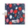 Gift notebook, 45 sheets, line, on the castle, on the crest, strawberries (13x13.5cm)