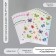 Scrapbooking Paper "Butterfly Garden density 180 grams set 10 pcs 15.5x17 cm