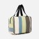 Lightning cosmetic bag, green/brown color