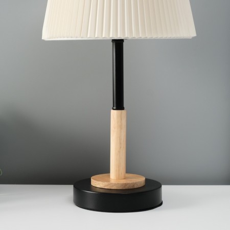TEPLIC LOOK "Diplomat" 1x40W E27 black/beige 22.5x22.5x39.5cm-2