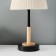 TEPLIC LOOK "Diplomat" 1x40W E27 black/beige 22.5x22.5x39.5cm