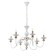 Milano chandelier 6he14 40W white-gold 68x68x79 cm