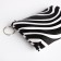 Women's wallet with lightning, black/white color
