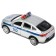 Metal machine "Renault Arkana Police", 12 cm, doors and trunk open, silver color