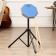 A set of drummer Music Life: PED 8 inches, stands, drum sticks, blue