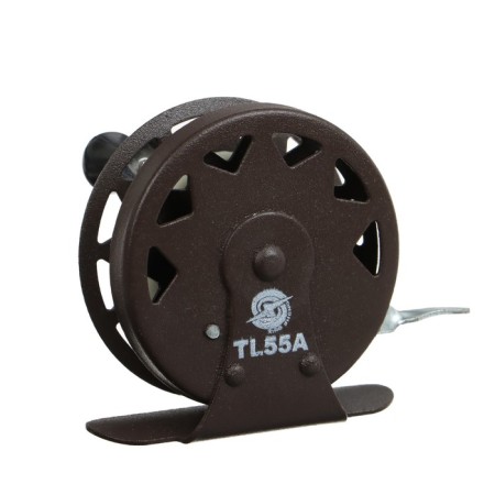 Inertial coil, metal, 2 bearings, diameter 5.5 cm, dark brown color, TL55A-6