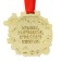 Children's medal for graduation "graduate 2024", on tape, gold, plastic, d = 6.9 cm