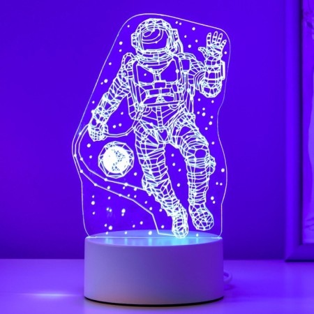 Cosmonaut lamp Led RGB from a network 9.5x10x21 cm Risalux-5