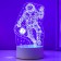 Cosmonaut lamp Led RGB from a network 9.5x10x21 cm Risalux