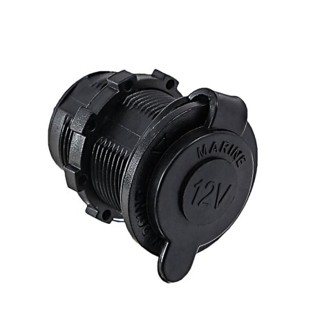Loof adapter with moisture protection, 12-24V, black