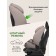 Car seat children's farfello, coffee color