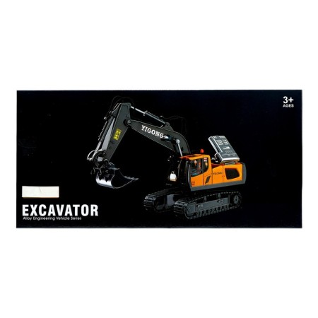 Excavator Radio -controlled "construction", metal bucket, works from the battery-9