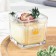 Aromatic candle "Aroma Art", passionate samba, square, 8x10.5 cm