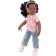 Set of clothes jeans, T-shirt and doll sneakers 45-50 cm