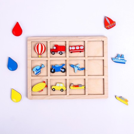 Puzzle. Sorter composite "transport"-2