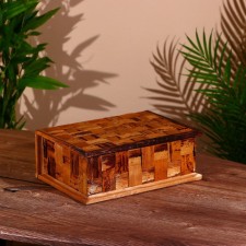 Casket 25x18x9 cm, banana sheet