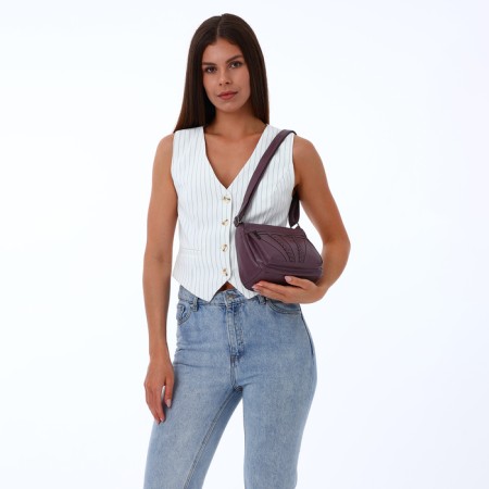 Women's bag with lightning, lilac color-6