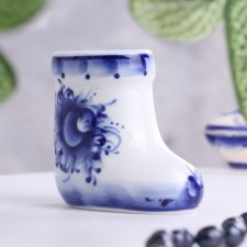 Valenok's glass, H-7 cm, V-100 ml, porcelain