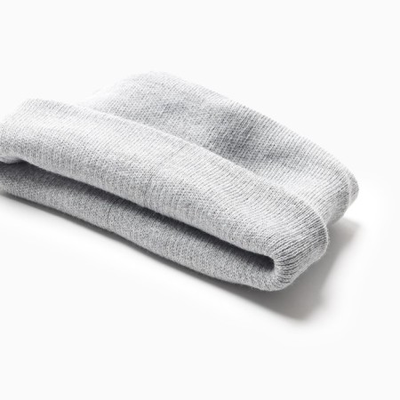 Kit for children (hat, snood), gray color, size 48-52-2