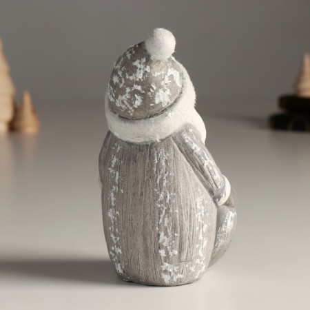 Souvenir Ceramics Light "Santa Claus with heart" 8.3x7.5x16.5 cm-3