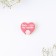 The gift set “Kus is for love”, badge + keychain, 8.3 x 12 cm.