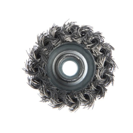 Metal brush for ushm tundra, twisted wire, "cup", M14, 65 mm-4
