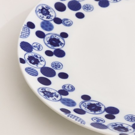 Plate "Romance Prose", D-240mm, Neo Gzhel-2