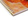 Calligrata sketchbook, 170 x 170 mm, 55 sheets, solid cover, "garden", metallized cardboard with a volumetric pattern, block 80 g/m2 + 5 sheets of tinted paper