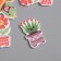 Decor for creativity tree "Funny plants in pots" set of 10 pcs 2.7x1.5 cm