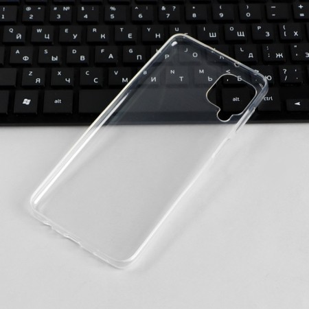 Pero cover for Samsung A12, silicone, transparent-2