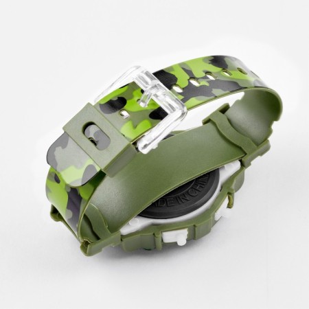 Watch of Banding Electronic Camouflage, D-4 cm, silicone strap-3