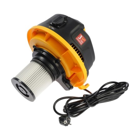 Construction vacuum cleaner Denzel RVC30, 1400 W, tank 30 l, hose 3 m, air flow 35 l/min-18