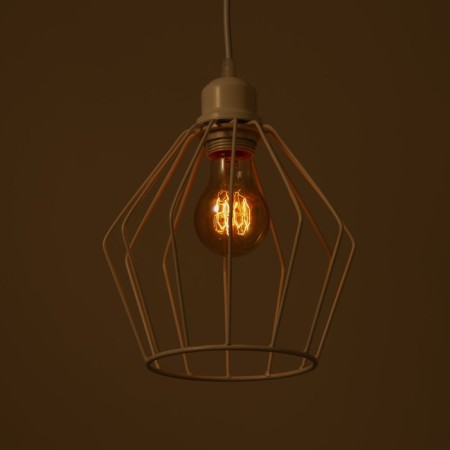 Lamp Bayerlux "Arlando" 1x40W E27 white 20x20x70cm-3