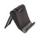 Luazon phone stand, folding, adjustable height, black