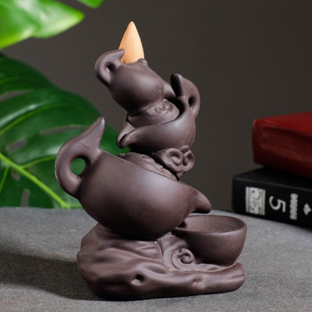 Set of incense on the stand "Teapets" 14x11cm-1