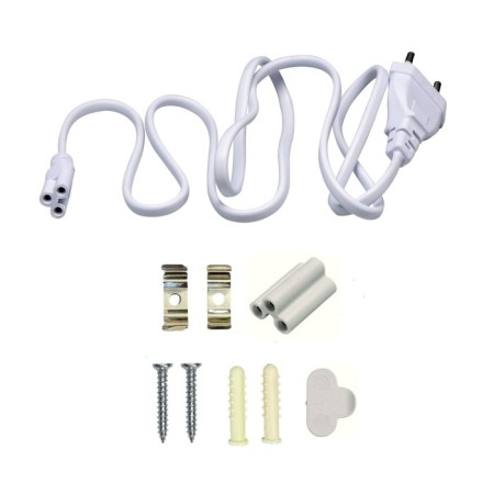 LED LED LED, 10 W, 560 mm, IP40, 220V, full spectator, with an off, transparent-3
