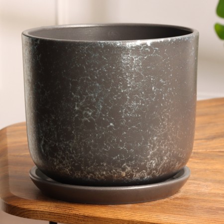 Pot of flower python graphite 3 l