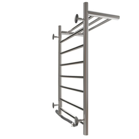 The electric heated towel -heated “Sanprise” Aurora P8, 500x800 mm, with a shelf, right, chrome-9