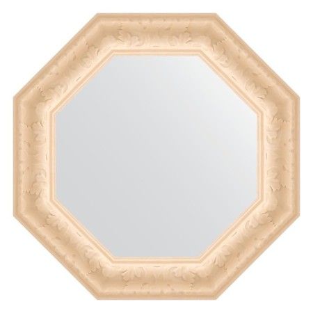 Mirror in the baguette frame, old gypsum 82 mm, 55.2x55.2 cm