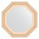Mirror in the baguette frame, old gypsum 82 mm, 55.2x55.2 cm