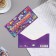 Money envelope "Congratulations!" Sneakers, purple background, 16.8x8.3 cm