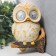 Souvenir Wall Polystone Light "Council on a branch" from the solar battery 8x7.5x10 cm